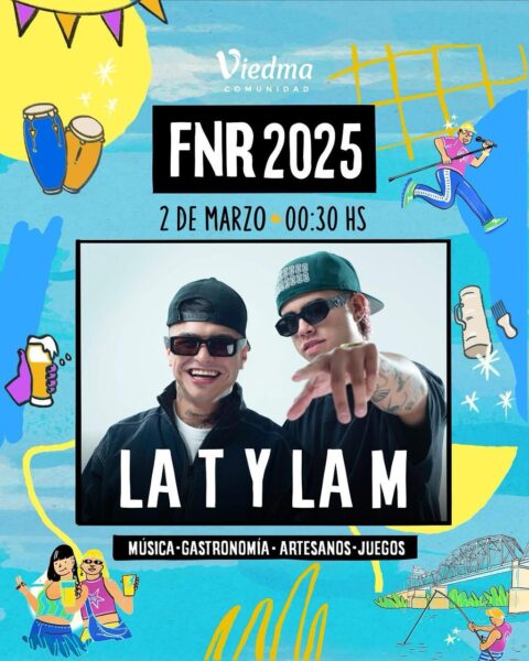 Cierra la segunda edición de la Fiesta Nacional del Río con la presentación de La T y la M