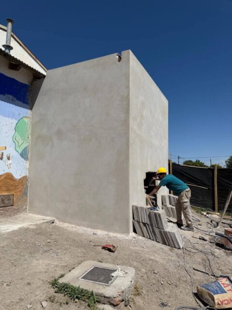 Avanza la ampliación de la cocina en la Escuela Secundaria N° 3.