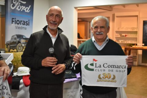 Marino participó del 30° aniversario del Club de Golf La Comarca