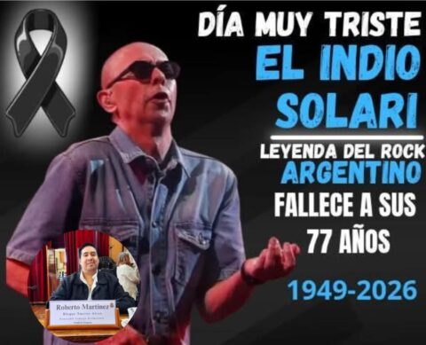 Con profundo pesar despedimos a Carlos “Indio” Solari, uno de los máximos referentes de nuestra cultura.