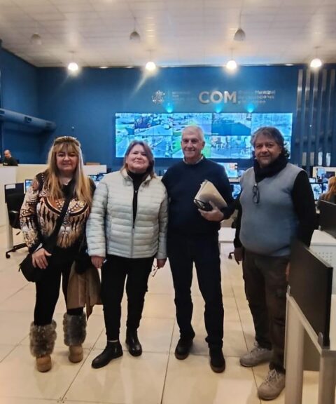 La Fundacion Estrellas Amarillas fue recibida por Autoridades de Seguridad de Mar del Plata