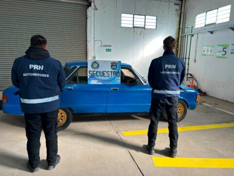 Secuestran un vehículo durante una verificación automotor en Viedma