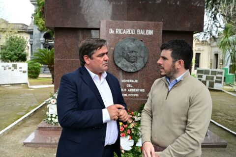 A 45 años de su fallecimiento, la UCR bonaerense homenajeó a Ricardo Balbín