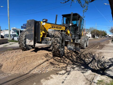 Viedma avanza con el plan de mejoramiento y recuperación de calles