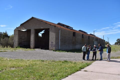 Marino encabezó una recorrida por el predio del ferrocarril